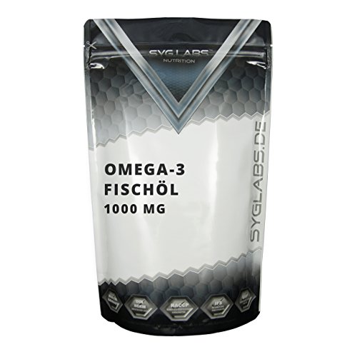 Syglabs Nutrition Omega 3, 1000 mg, 1000 Kapseln, 1er Pack (1 x 1.37 kg)