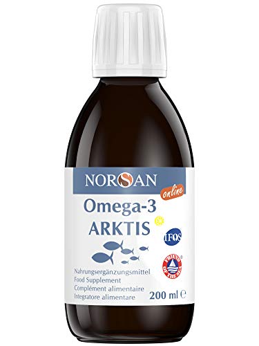 NORSAN Premium Omega 3 Dorschöl hochdosiert - 2000mg Omega 3 pro Portion - 4000 Ärzte empfehlen NORSAN Omega 3 Öl - mit 800 IE Vitamin D3 - 100% aus nachhaltigem Wildfang, kein Aufstoßen
