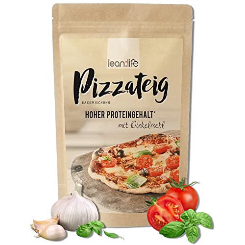 Lean:Life Pizzamischung - Hoher Proteingehalt - Dinkelmehl - fettarm - Made in Germany - 400g
