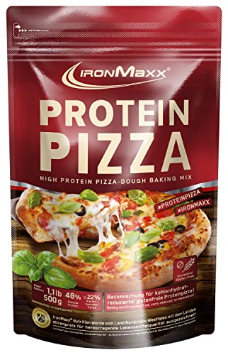 IronMaxx Protein Pizza Low Carb Hgh Protein Backmischung, Neutral, 500g Beutel (1er Pack)