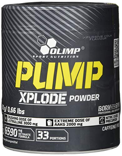 Olimp Pump Xplode Powder, Cola, 300 g, Pre Workout Booster