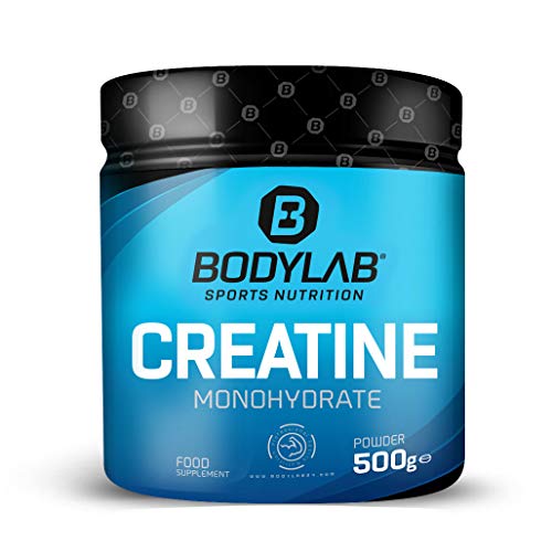 Bodylab24 Creatine Powder 500g | reines Creatin Monohydrat Pulver | Hochdosiertes Kreatin für den Muskelaufbau