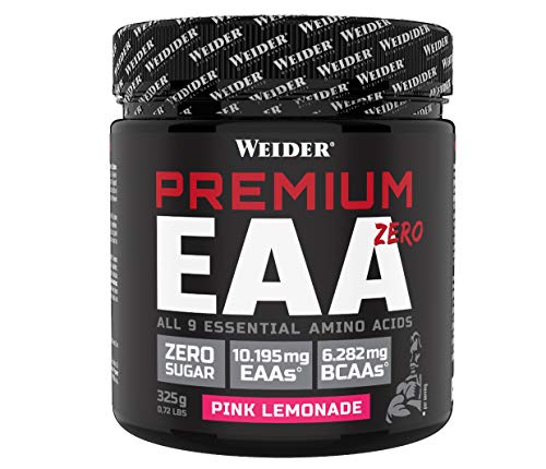 WEIDER Premium EAA Zero 325 g (25 Portionen), Pink Lemonade, Essentielle Aminosäuren, Fitness