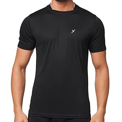CFLEX Herren Sport Shirt Fitness T-Shirt Sportswear Collection - Schwarz M