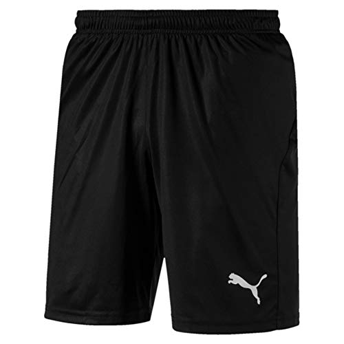 PUMA Herren Hose Liga Shorts Core with Brief, PUMA Black-PUMA White, L, 703615