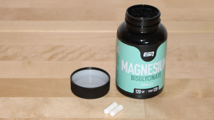 Empfohlene Tagesportion der ESN Magnesium Bisglycinate Kapseln